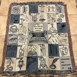 TTPD Taylor Swift The Tortured Poets Department Woven Blanket